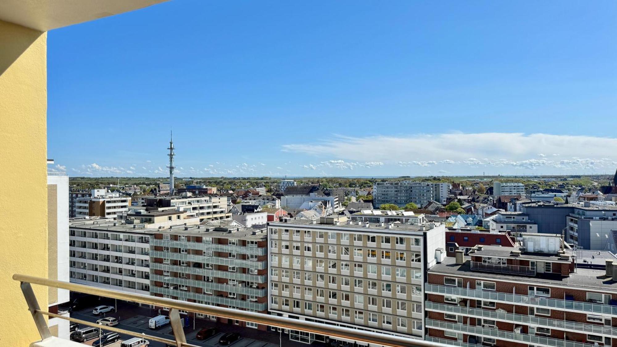 1-194, Traumhafter Blick Ueber Westerland Im Haus Metropol, 8 Etage Exteriör bild